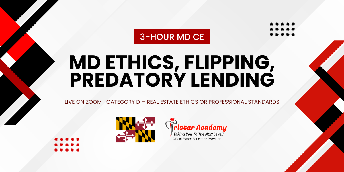 Maryland Ethics Flipping and Predatory Lending