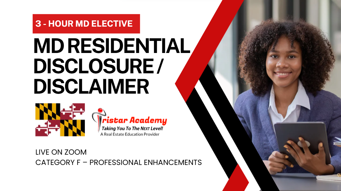 MD Residential Disclosure/Disclaimer