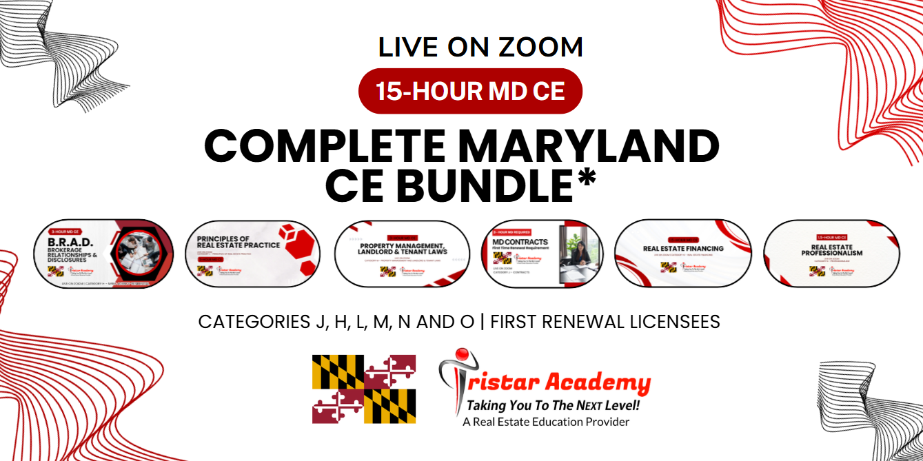 Complete 1-Day Maryland CE Bundle - 1st Time Renewal